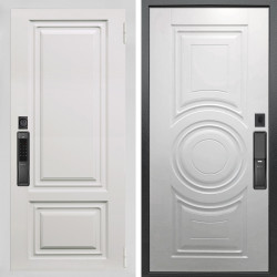 Входная дверь Аргус SMART элион вмр белый + Могадиш Софт милк