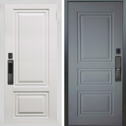 Входная дверь Аргус SMART элион вмр белый + Скиф Силк маус