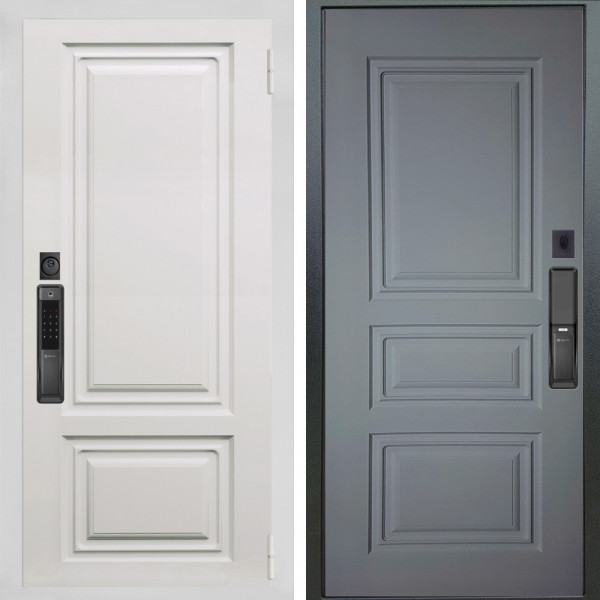 Входная дверь Аргус SMART элион вмр белый + Скиф Силк маус