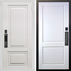 Входная дверь Аргус SMART элион вмр белый + Соренто Белая эмаль