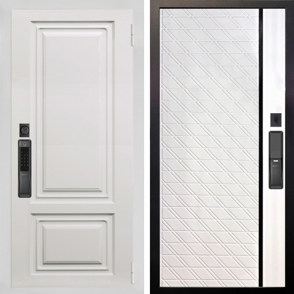 Входная дверь Аргус SMART элион вмр белый + Тори Софт милк