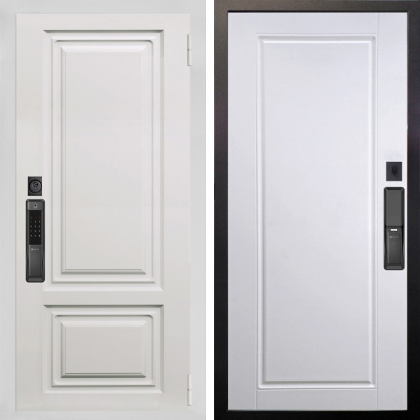 Входная дверь Аргус SMART элион вмр белый + Тревор Софт милк