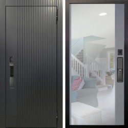 Входная дверь Аргус SMART Фрейда Черный кварц + Магнум Силк маус