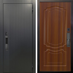 Входная дверь Аргус SMART Фрейда Черный кварц + Мишель Дуб рустикальный