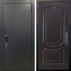 Входная дверь Аргус SMART Фрейда Черный кварц + Мишель Венге