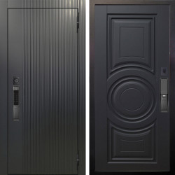 Входная дверь Аргус SMART Фрейда Черный кварц + Могадиш Черный софт.jpg