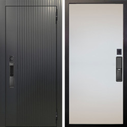 Входная дверь Аргус SMART Фрейда Черный кварц + Под покраску