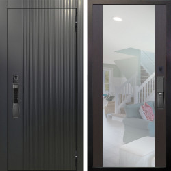 Входная дверь Аргус SMART Фрейда Черный кварц + Вояж Венге