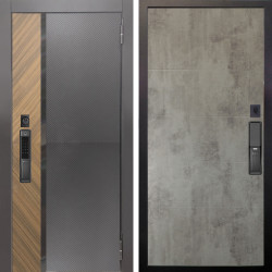 Входная дверь Аргус SMART Фуриоса + Агат Светлый бетон