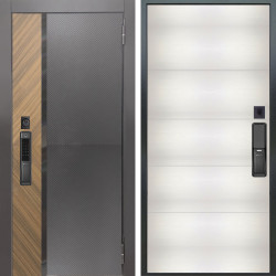 Входная дверь Аргус SMART Фуриоса + Агат Вельвет белый горизон