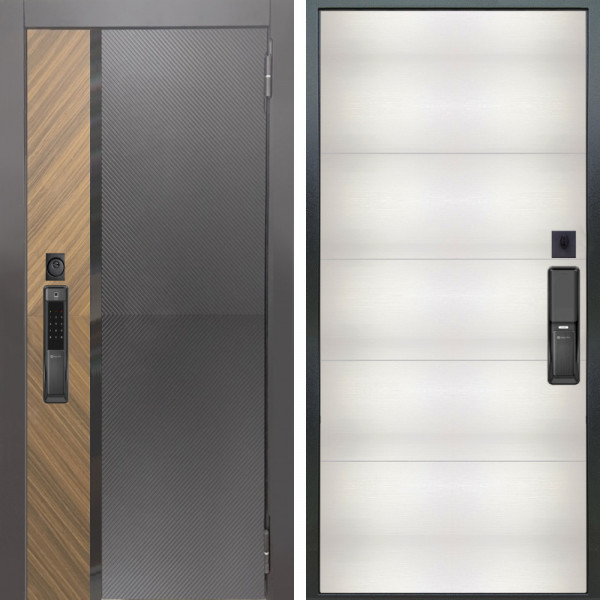 Входная дверь Аргус SMART Фуриоса + Агат Вельвет белый горизон