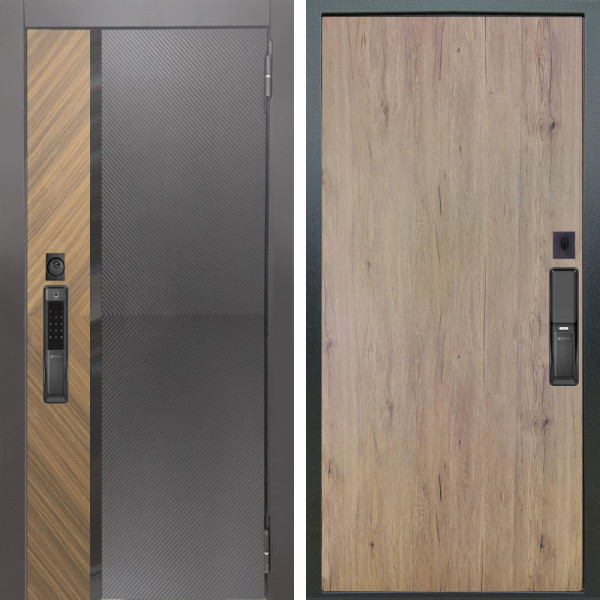 Входная дверь Аргус SMART Фуриоса + Элегант Рустик соломенный