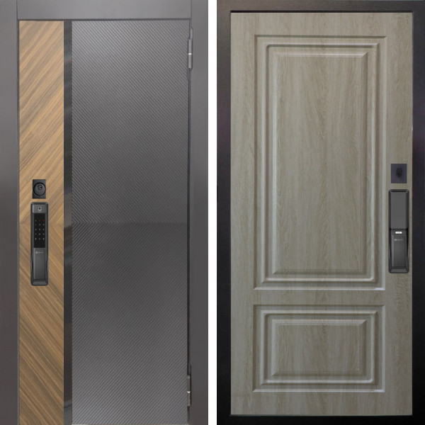 Входная дверь Аргус SMART Фуриоса + Элион Дуб филадельфия крем