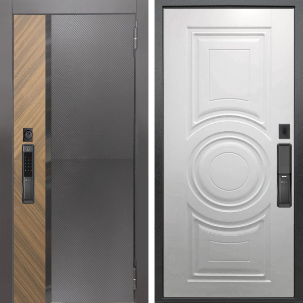 Входная дверь Аргус SMART Фуриоса + Могадиш Софт милк