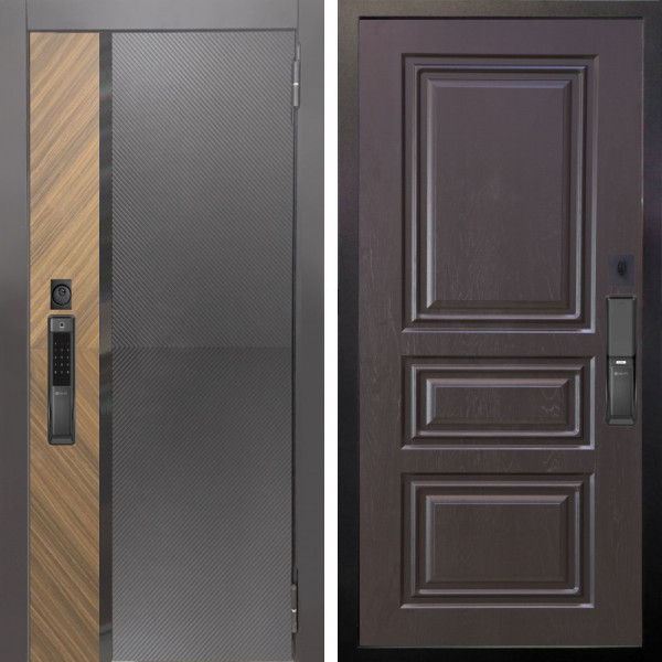 Входная дверь Аргус SMART Фуриоса + Скиф Горький шоколад