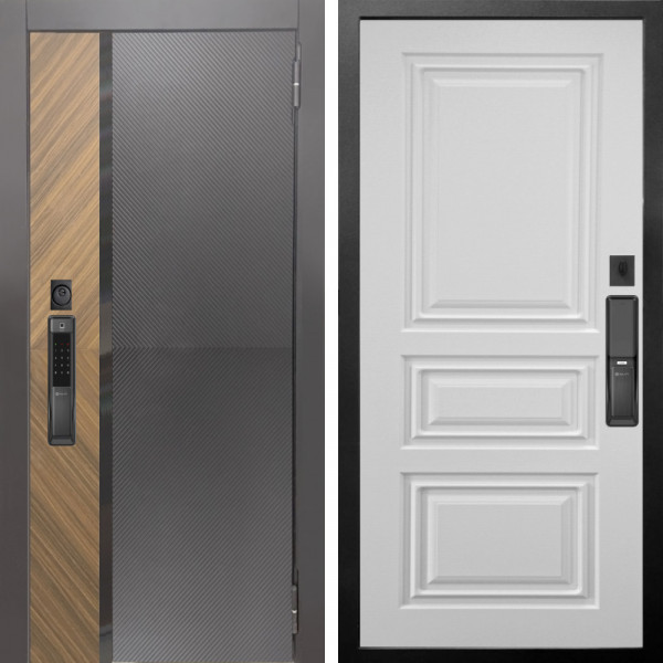 Входная дверь Аргус SMART Фуриоса + Скиф Софт милк