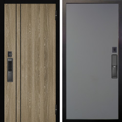 Входная дверь Аргус SMART гейджи орех мраморный + Элегант Силк маус