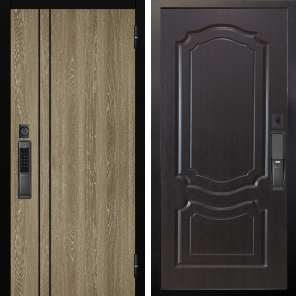 Входная дверь Аргус SMART гейджи орех мраморный + Мишель Венге