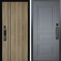 Входная дверь Аргус SMART гейджи орех мраморный + Скиф Силк маус