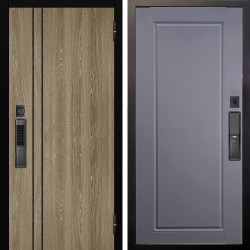 Входная дверь Аргус SMART гейджи орех мраморный + Тревор Силк маус