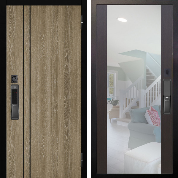 Входная дверь Аргус SMART гейджи орех мраморный + Вояж Венге