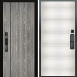 Входная дверь Аргус SMART гейджи + Агат Вельвет белый горизон