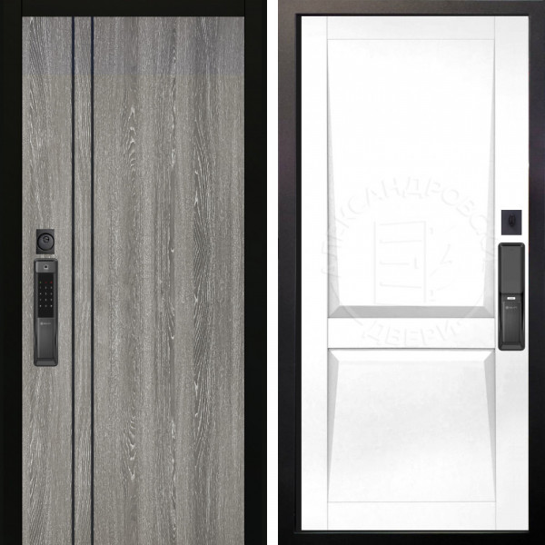 Входная дверь Аргус SMART гейджи + Ариана Белая эмаль