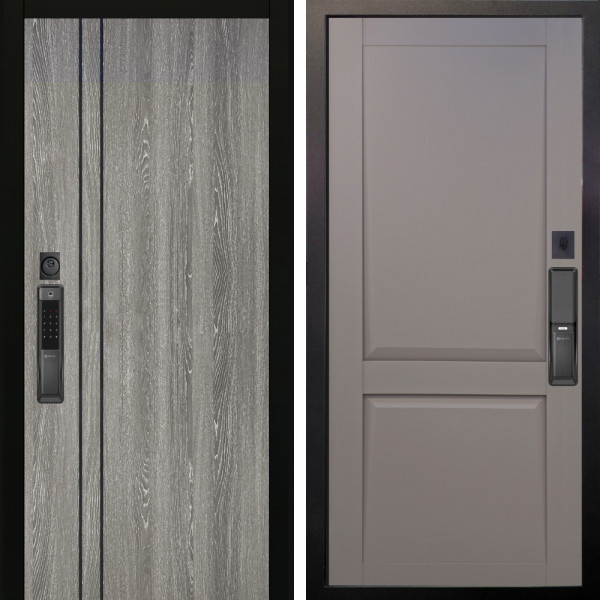 Входная дверь Аргус SMART гейджи + Ариана Серая эмаль