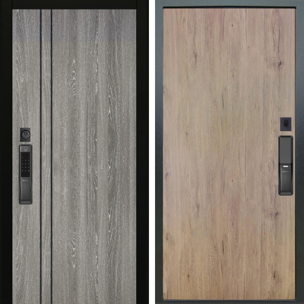 Входная дверь Аргус SMART гейджи + Элегант Рустик соломенный