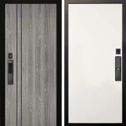 Входная дверь Аргус SMART гейджи + Элегант Софт милк