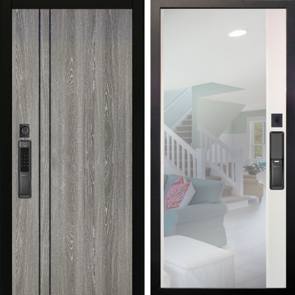 Входная дверь Аргус SMART гейджи + Магнум Софт милк