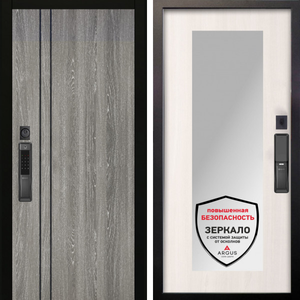 Входная дверь Аргус SMART гейджи + Милли Ларче светлый