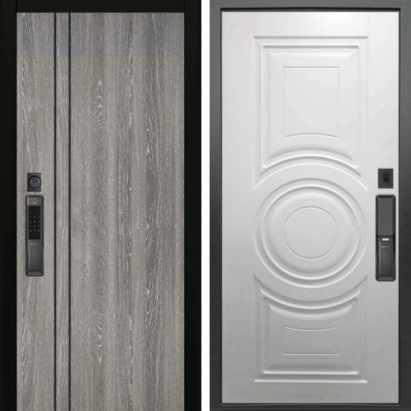 Входная дверь Аргус SMART гейджи + Могадиш Софт милк