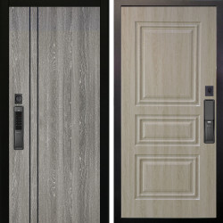 Входная дверь Аргус SMART гейджи + Скиф Дуб филадельфия крем