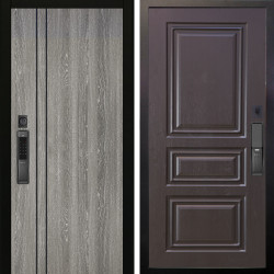 Входная дверь Аргус SMART гейджи + Скиф Горький шоколад