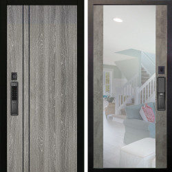 Входная дверь Аргус SMART гейджи + Вояж Светлый бетон