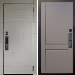 Входная дверь Аргус SMART Корсо Силк флай + Ариана Серая эмаль