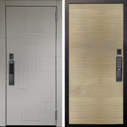 Входная дверь Аргус SMART Корсо Силк флай + Элегант Дорс светлый горизонт