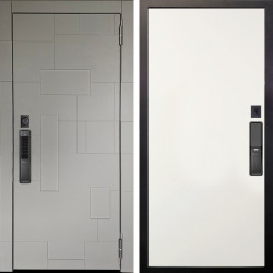 Входная дверь Аргус SMART Корсо Силк флай + Элегант Софт милк