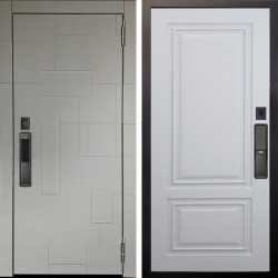 Входная дверь Аргус SMART Корсо Силк флай + Элион Софт милк