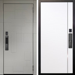 Входная дверь Аргус SMART Корсо Силк флай + Гауда Роял вуд белый