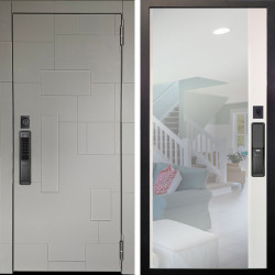 Входная дверь Аргус SMART Корсо Силк флай + Магнум Софт милк