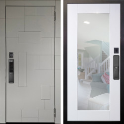 Входная дверь Аргус SMART Корсо Силк флай + Милли Роял вуд белый