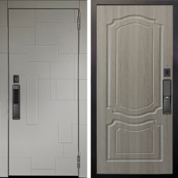 Входная дверь Аргус SMART Корсо Силк флай + Мишель Ларче светлый