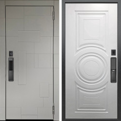Входная дверь Аргус SMART Корсо Силк флай + Могадиш Софт милк