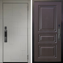 Входная дверь Аргус SMART Корсо Силк флай + Скиф Горький шоколад