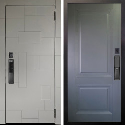 Входная дверь Аргус SMART Корсо Силк флай + Соло Антрацит