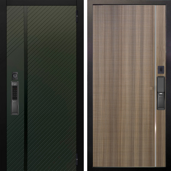 Входная дверь Аргус SMART ланцет олива софт + Гауда Керамика