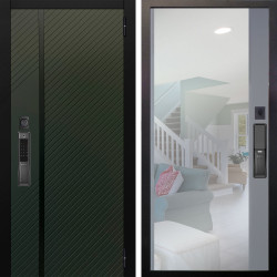 Входная дверь Аргус SMART ланцет олива софт + Магнум Силк маус