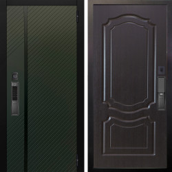 Входная дверь Аргус SMART ланцет олива софт + Мишель Венге